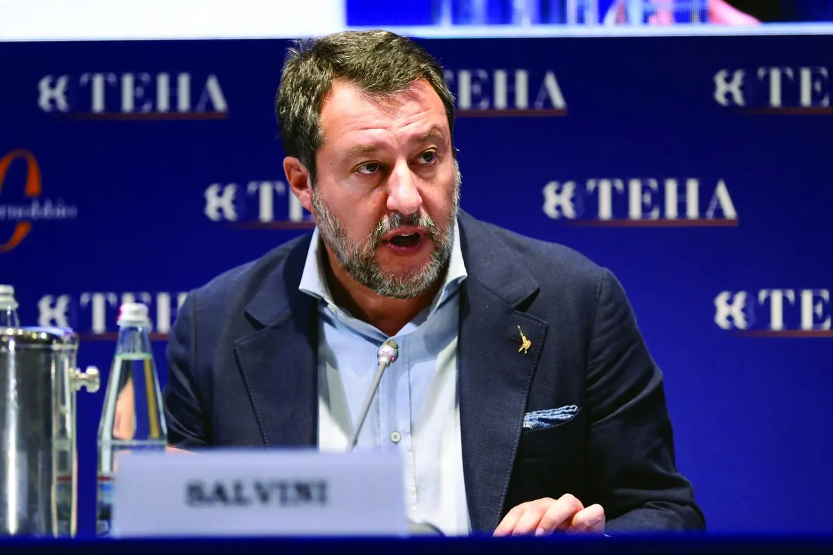 MATTEO SALVINI MINISTRO TRASPORTI , IMAGOECONOMICA