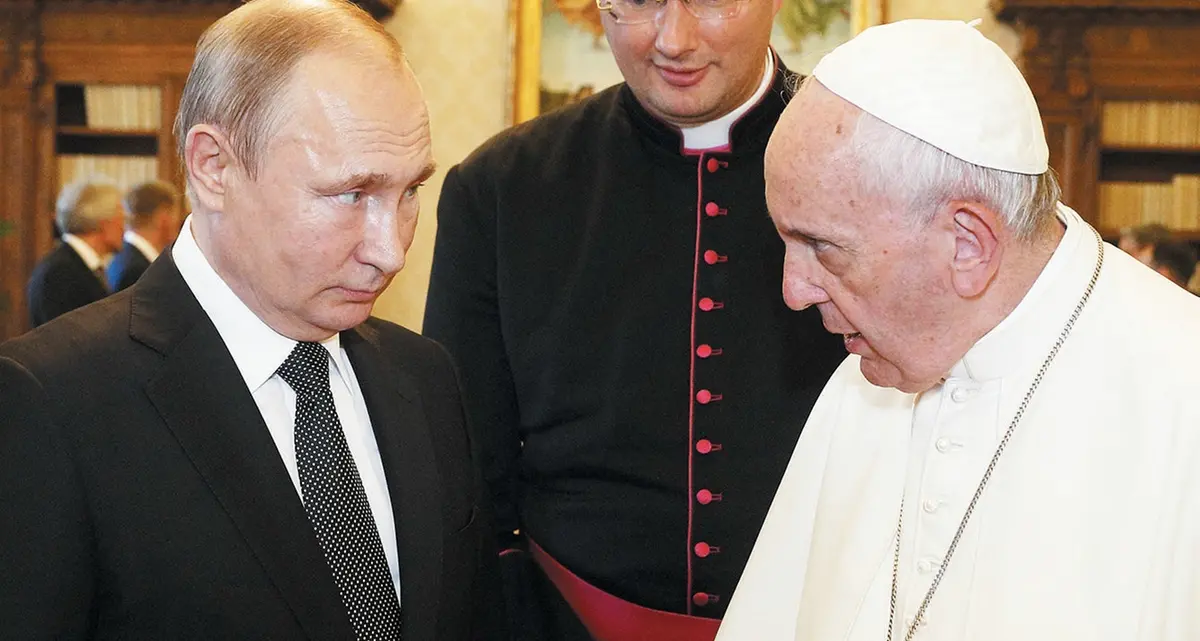 Putin a Roma: con la Lega contatti costanti. Poi va dal Papa