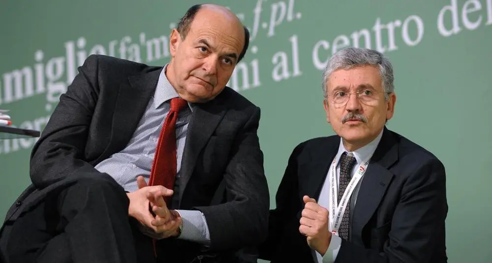 Tra Draghi e Travaglio, bersaniani tra due cuori