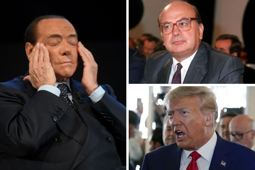 Silvio Berlusconi, Bettino Craxi e Donald Trump