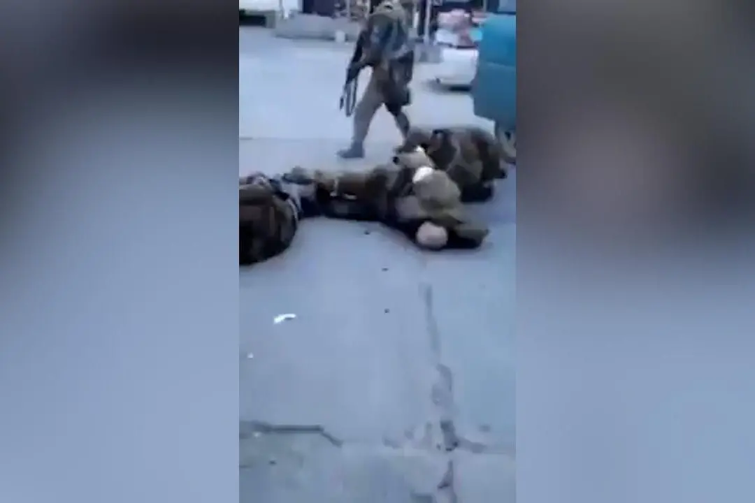 soldati russi colpiti alle gambe