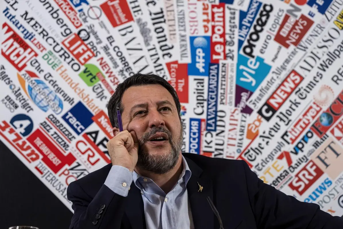 Matteo Salvini, leader della Lega e ministro dei Trasporti