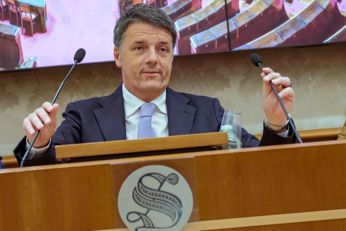 Matteo Renzi, senatore di Italia viva e direttore del Riformista