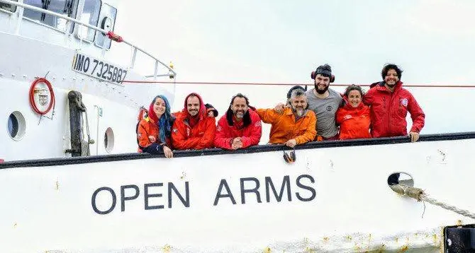 Open Arms, i libici diretti dalla marina italiana