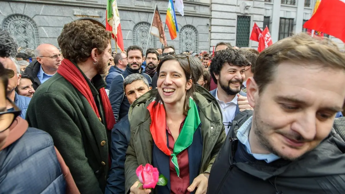 Corteo per la 79ma festa della Liberazione a Milano: fotogallery