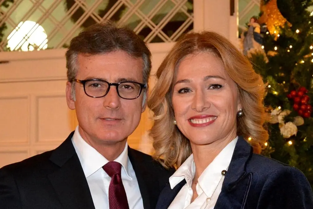Nella foto, la vittima Angelo Onorato insieme alla moglie Francesca Donato, eurodeputata della Dc