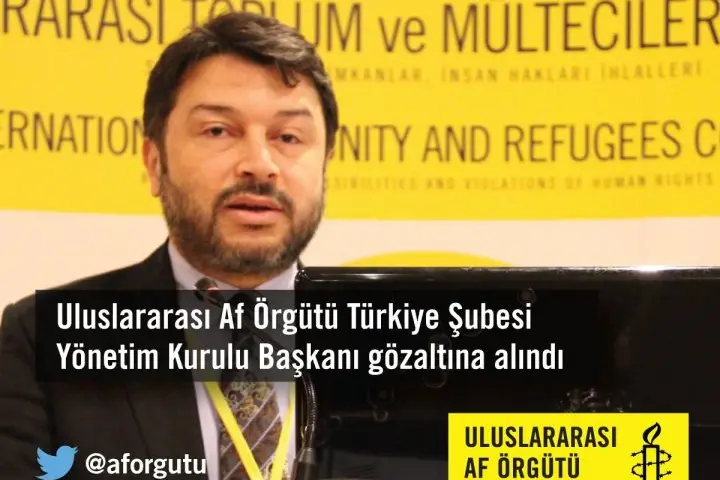 Taner Kilic, presidente della sezione turca di Amnesty International