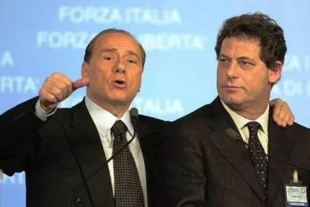Silvio Berlusconi con Gianfranco Miccich\\u00E8,, ras siciliano di FI e presidente dell\\'Assemblea regionale