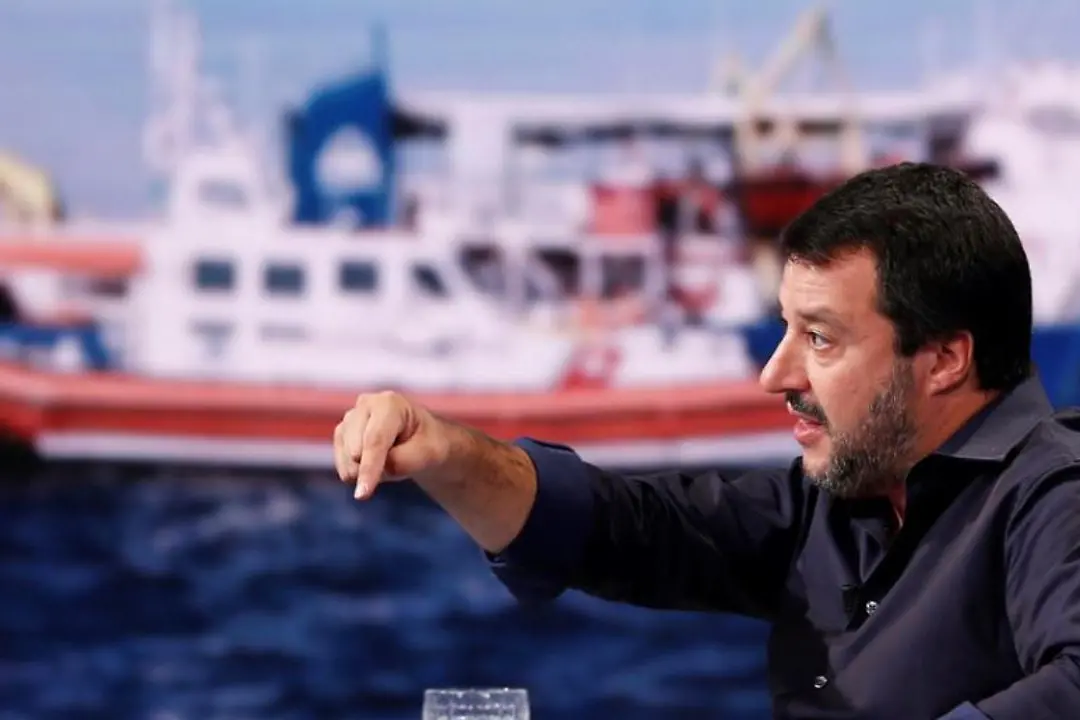 Matteo Salvini, open arms