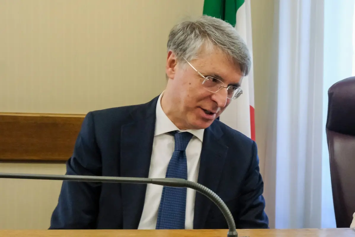 Raffaele Cantone Procuratore della Repubblica presso il Tribunale di Perugia in audizione davanti alla Commissione bicamerale Antimafia presieduta da Chiara Colosimo FDI tenutasi presso gli uffici distaccati della Camera dei Deputati presso Palazzo San Macuto a Roma, Gioved&#xec;, 07 Marzo 2024 (foto Mauro Scrobogna / LaPresse) Raffaele Cantone Public Prosecutor at the Court of Perugia in hearing before the bicameral Anti-Mafia Commission chaired by Chiara Colosimo FDI held at the branch offices of the Chamber of Deputies at Palazzo San Macuto in Rome, Thursday , March 07, 2024. (Photo by Mauro Scrobogna / LaPresse)