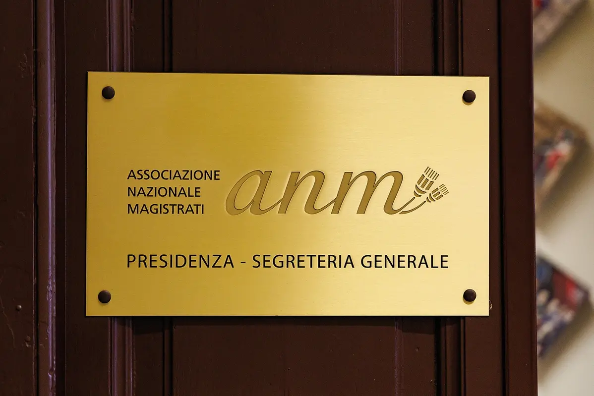 L\\u2019ingresso della presidenza dell\\u2019Associazione nazionale magistrati a Roma, Sabato, 6 aprile 2024 (Foto Roberto Monaldo / LaPresse) Entry of the presidency of the National magistrates association in Rome, Saturday, April 6, 2024 (Photo by Roberto Monaldo / LaPresse) , LAPRESSE