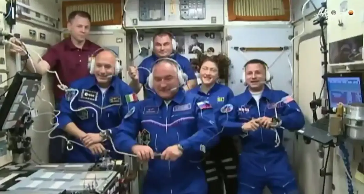Luca Parmitano è a bordo della Stazione Spaziale