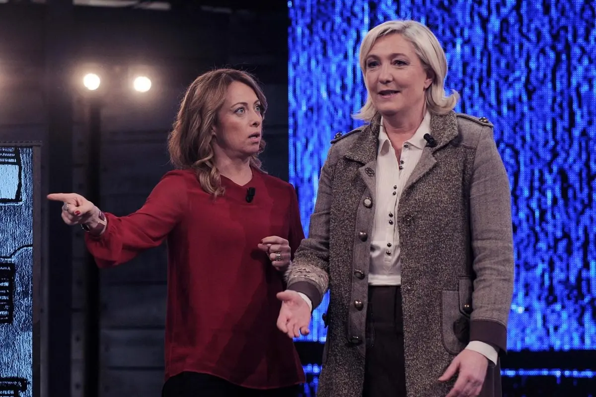 Marine Le Pen e Giorgia Meloni (LaPresse) , LaPresse