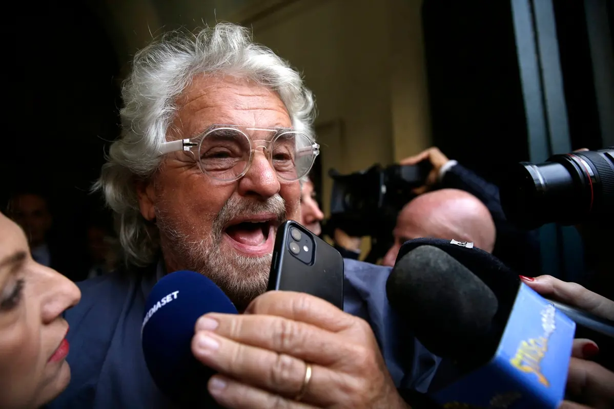 Beppe Grillo, fondatore del Movimento Cinque Stelle