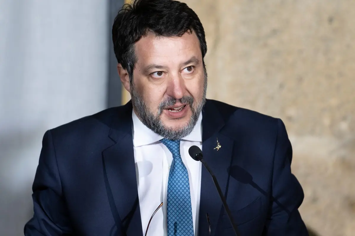 Matteo Salvini, ministro delle Infrastrutture e dei Trasporti e segretario della Lega