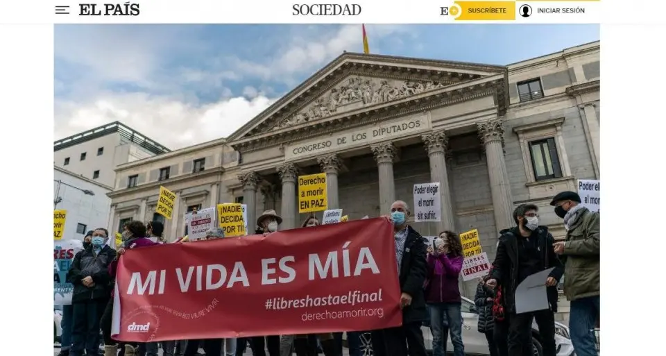 La Spagna riconosce il «diritto a morire »