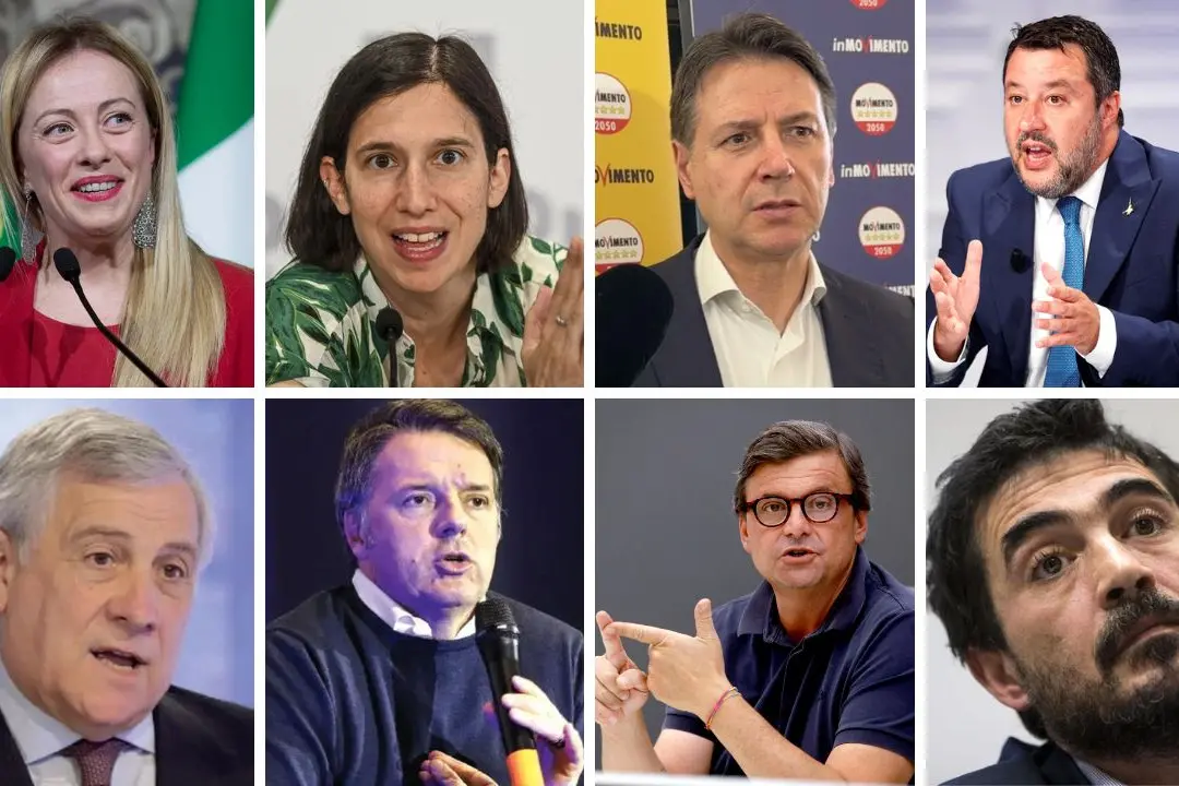 I leader politici in campo per le elezioni europee 2024