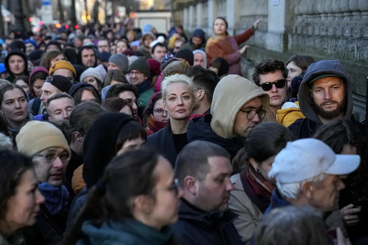 La moglie di Navalny a Berlino durante le elezioni russe
