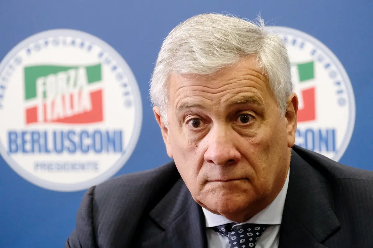 Antonio Tajani leader di Forza Italia , LAPRESSE