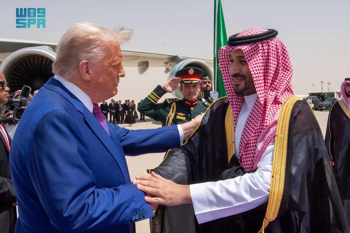 IL PRESIDENTE TRUMP IN ARABIA SAUDITA , IMAGOECONOMICA