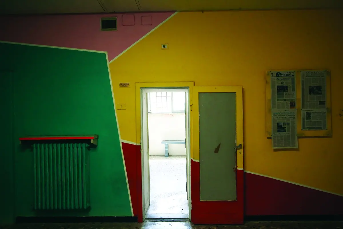 CARCERE SAN VITTORE SALA ATTESA COLLOQUI , IMAGOECONOMICA