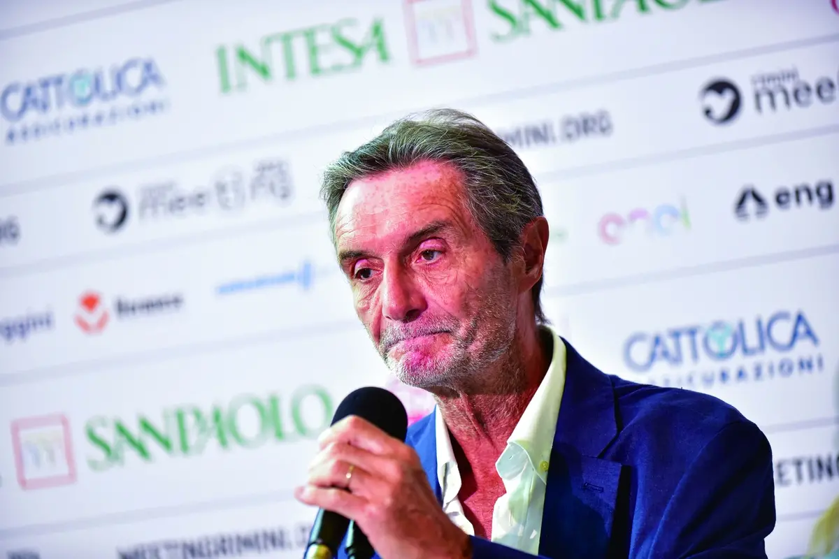 ATTILIO FONTANA PRESIDENTE REGIONE LOMBARDIA , IMAGOECONOMICA