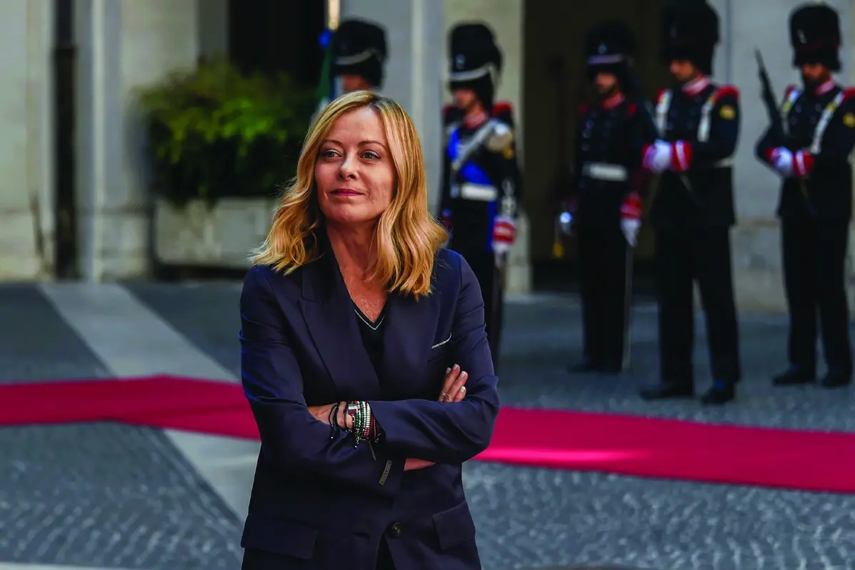LA PRESIDENTE DEL CONSIGLIO GIORGIA MELONI , IMAGOECONOMICA