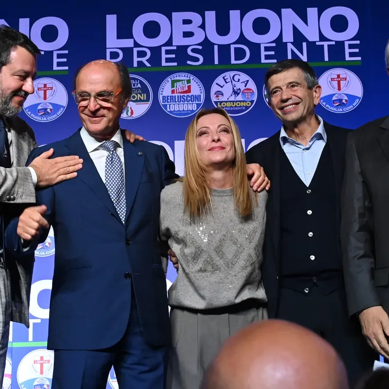 Meloni, Salvini e Tajani a Bari: centrodestra compatto in difesa della Manovra