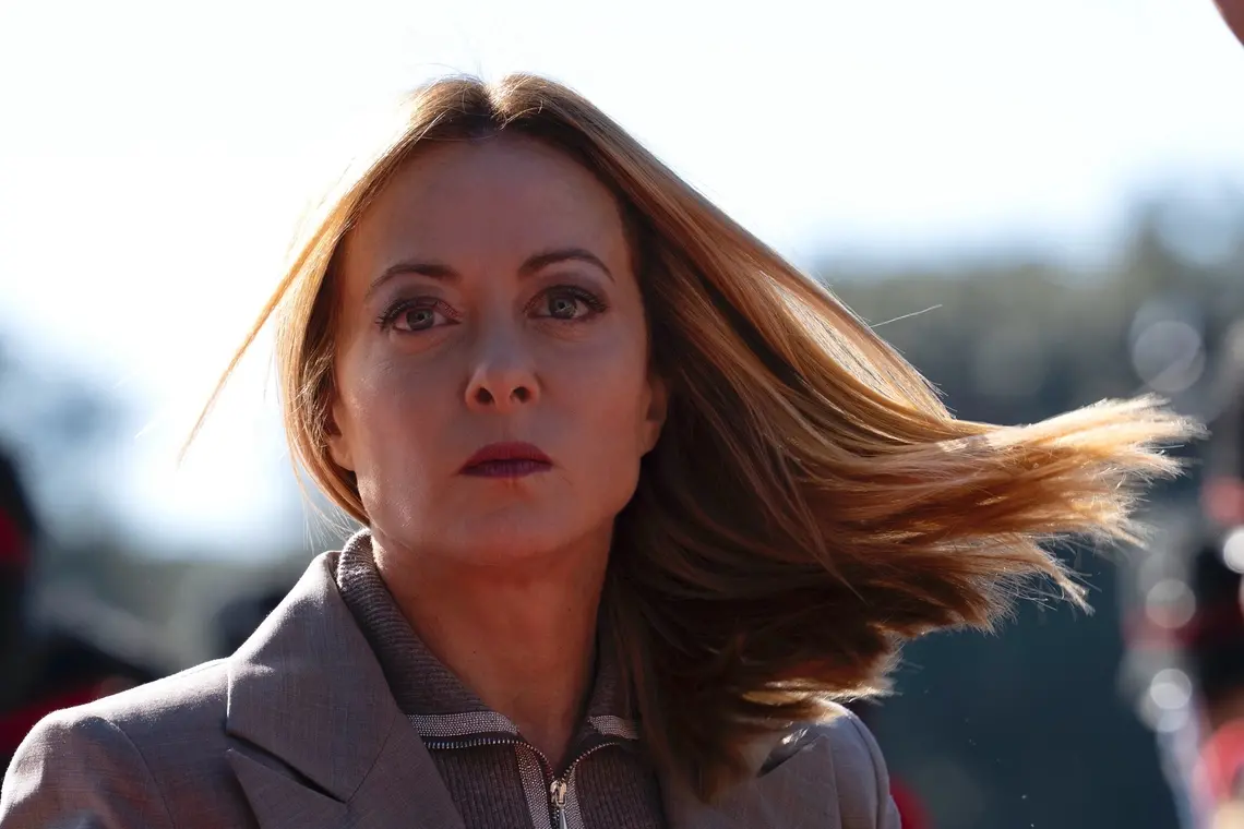 GIORGIA MELONI PRESIDENTE DEL CONSIGLIO , IMAGOECONOMICA