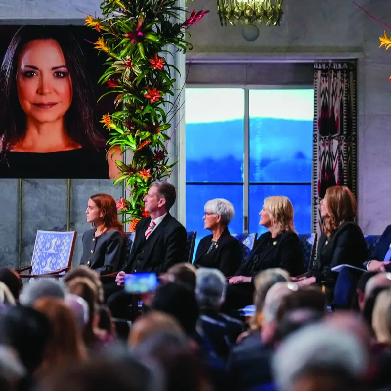 María Corina Machado non ritira il premio Nobel: «È in fuga dal Venezuela»