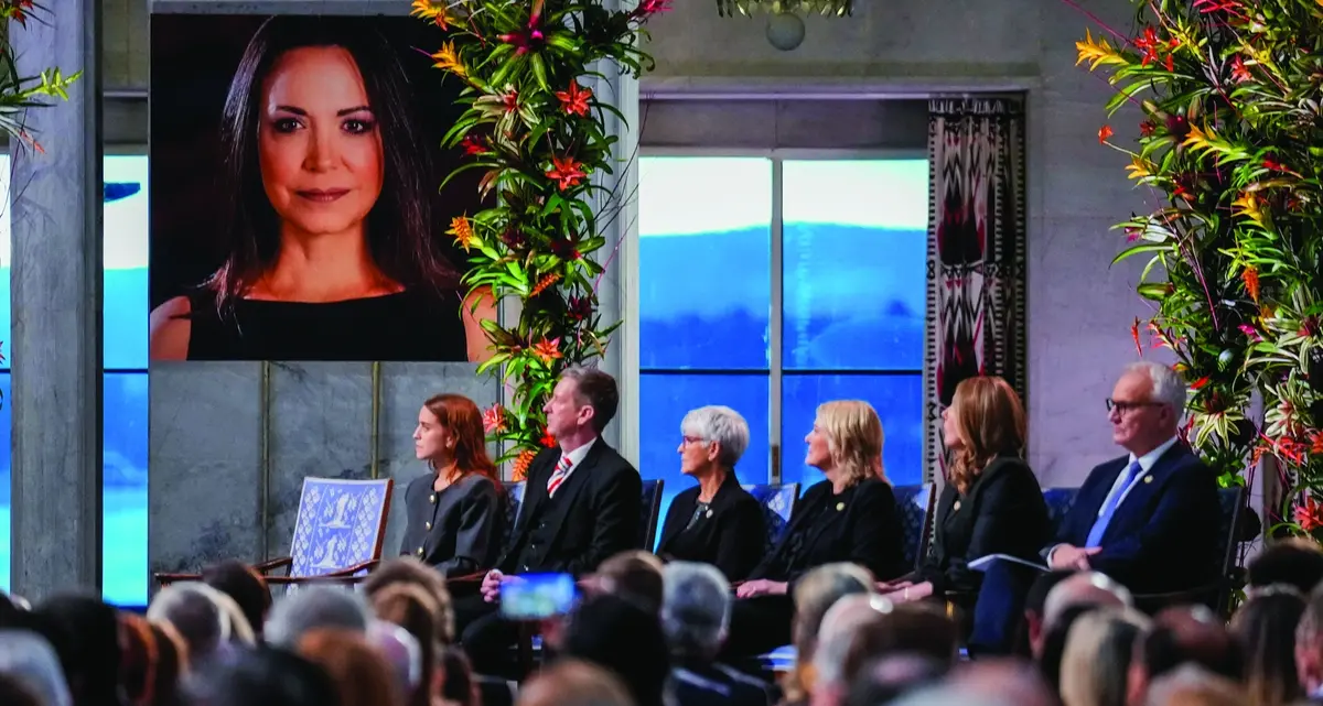 María Corina Machado non ritira il premio Nobel: «È in fuga dal Venezuela»