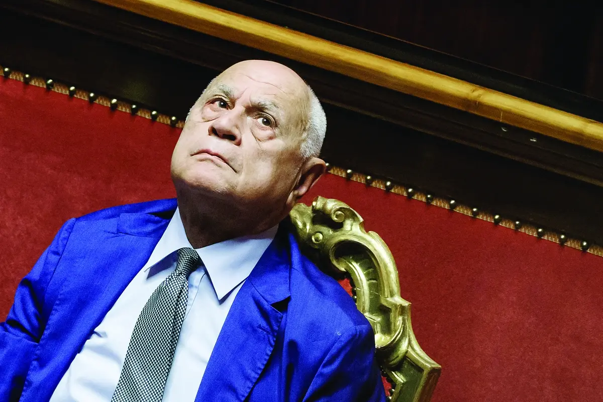 Il ministro della Giustizia Carlo Nordio nell\\u00E2\\u20AC\\u2122aula del Senato in occasione del voto finale sul ddl costituzionale in materia di ordinamento giurisdizionale e istituzione della Corte disciplinare, Roma, Marted\\u00C3\\u00AC 22 Luglio 2025 (Foto Roberto Monaldo / LaPresse) Minister of Justice Carlo Nordio in the Senate during the final vote on the constitutional bill relating to the judiciary system and the establishment of the Disciplinary Court, Rome, Tuesday, July 22, 2025 (Photo by Roberto Monaldo / LaPresse) , LAPRESSE