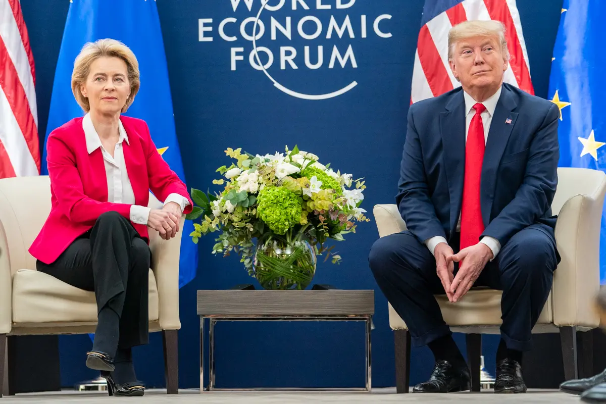 VON DER LEYEN E TRUMP , IMAGOECONOMICA