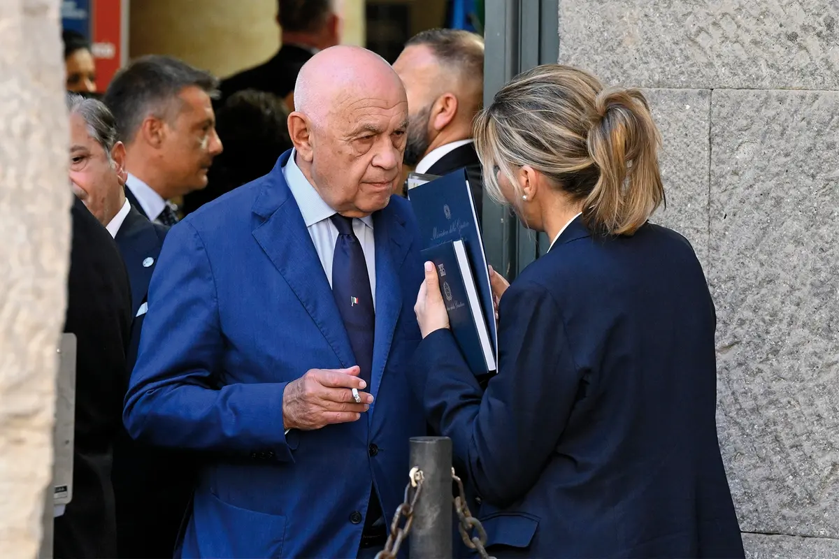 CARLO NORDIO MINISTRO E GIUSI BARTOLOZZI CAPO GABINETTO MINISTERO GIUSTIZIA , IMAGOECONOMICA