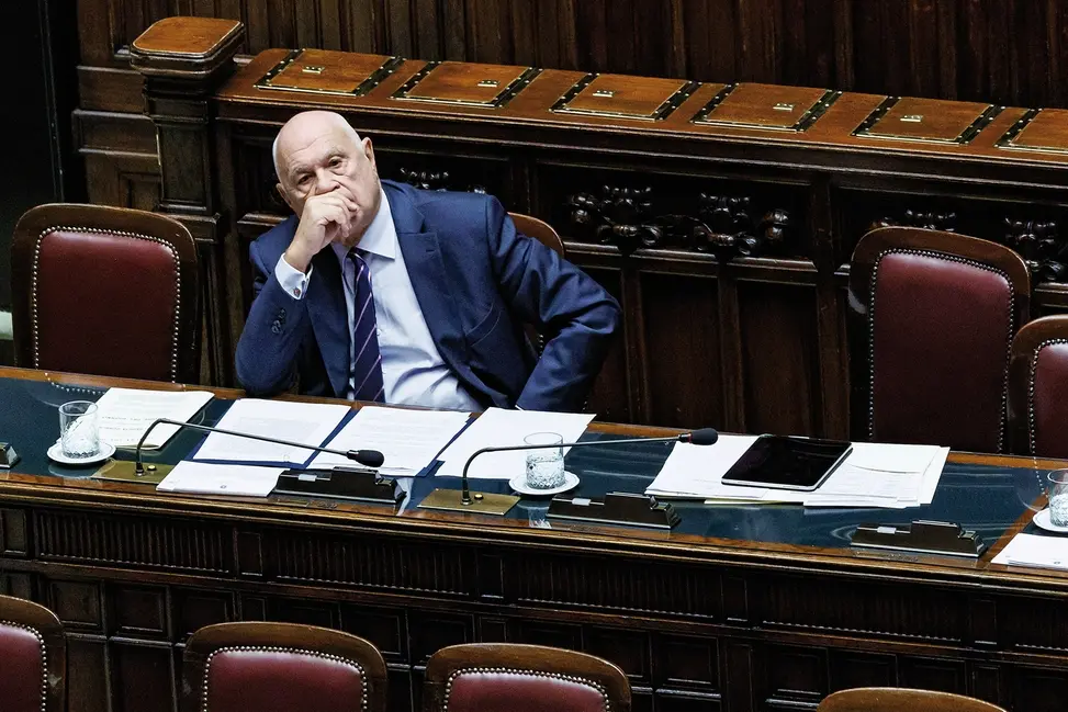 Il ministro della Giustizia Carlo Nordio durante il Question time alla Camera dei deputati, Roma, Mercoled\\u00EC, 23 Ottobre 2024 (Foto Roberto Monaldo / LaPresse) Minister of Justice Carlo Nordio during Question time at the Chamber of deputies, Rome, Wednesday, October 23, 2024 (Photo by Roberto Monaldo / LaPresse) , LAPRESSE