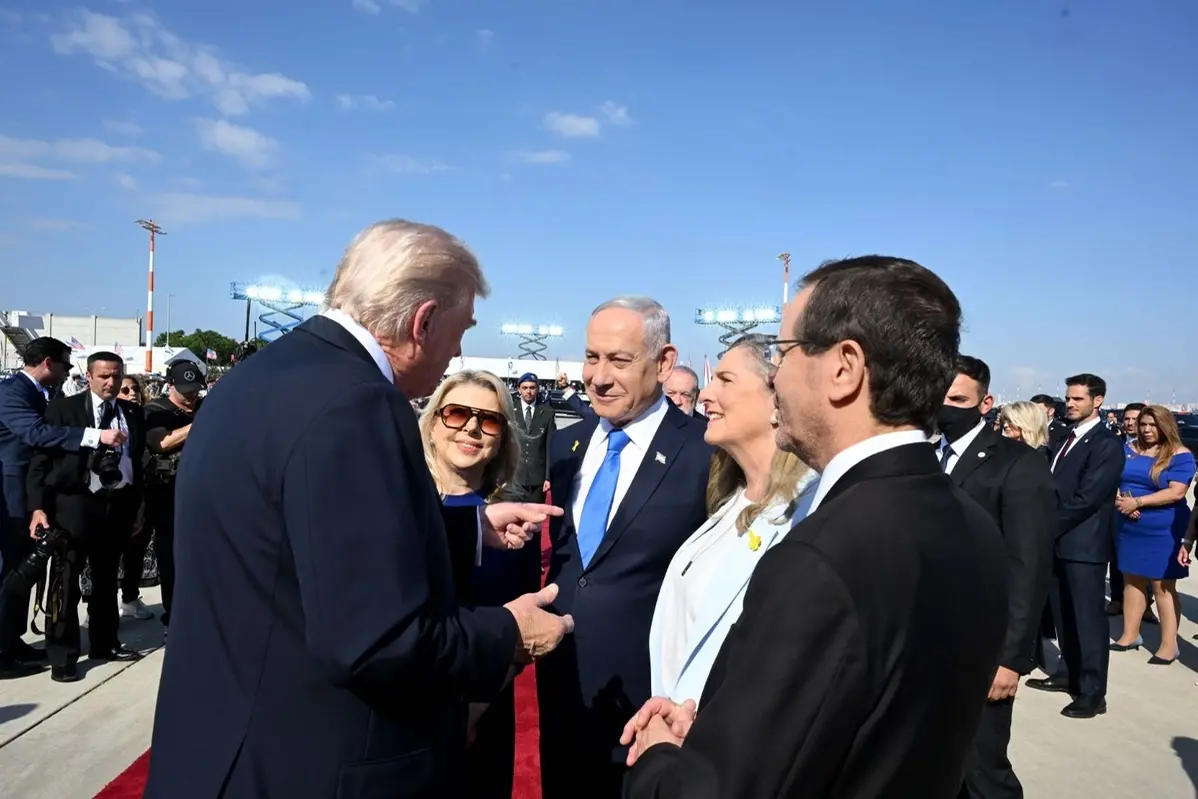 DONALD TRUMP BENJAMIN NETANYAHU  ISAAC HERZOG