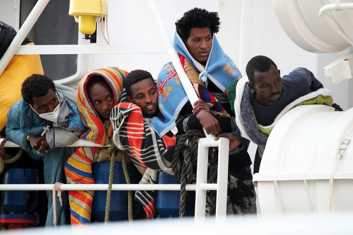 Migranti giunti in Italia , LAPRESSE