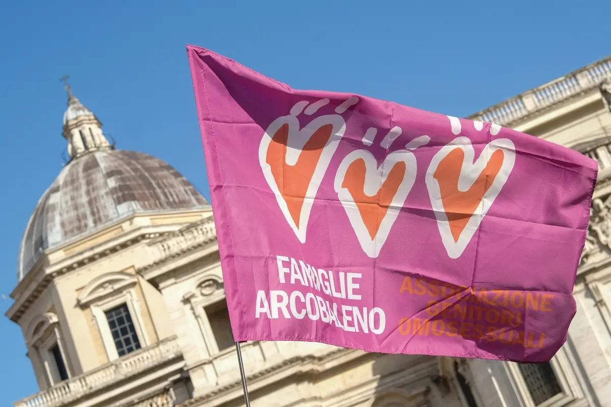 Manifestazione \\u2018madri fuorilegge, lesbiche unite per il pieno riconoscimento della maternit\\u00E0\\u2019 tenutasi in occasione della giornata internazionale della visibilit\\u00E0 lesbica 2024 , LaPresse