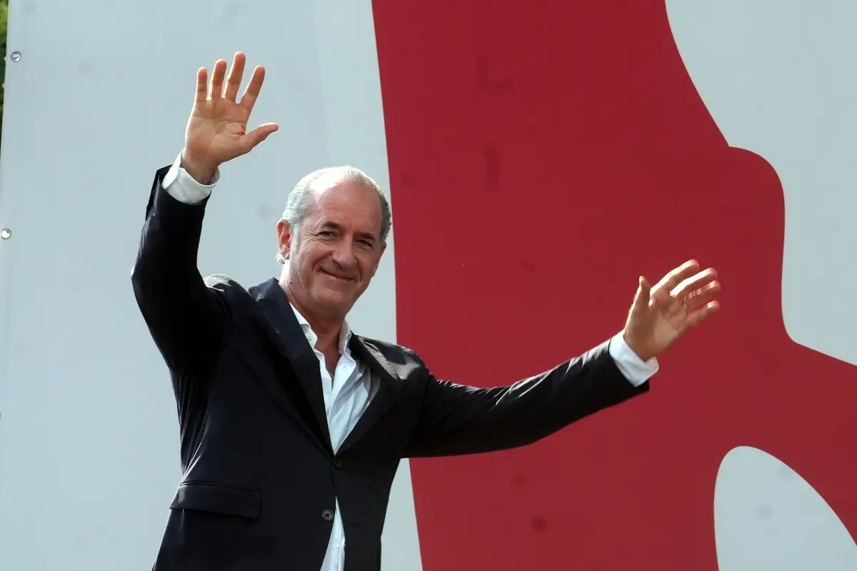 LUCA ZAIA PRESIDENTE REGIONE VENETO , IMAGOECONOMICA