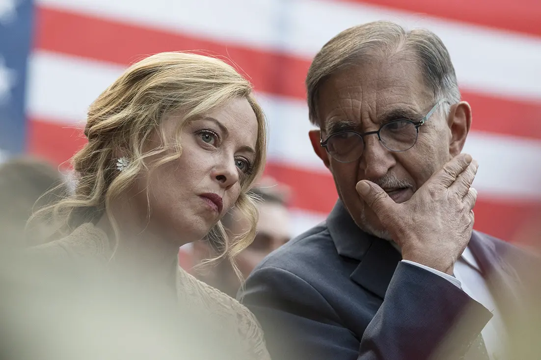GIORGIA MELONI, PRESIDENTE DEL CONSIGLIO DEI MINISTRI INGAZIO LA RUSSA, POLITICO , IMAGOECONOMICA