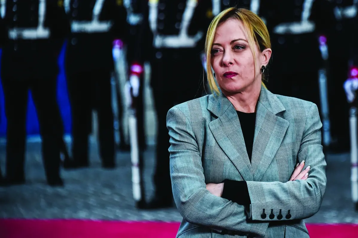 LA PRESIDENTE DEL CONSIGLIO GIORGIA MELONI , IMAGOECONOMICA
