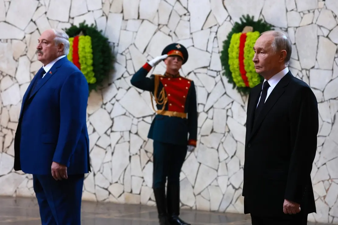 ALEXANDER LUKASHENKO PRESIDENTE BIELORUSSIA, VLADIMIR PUTIN PRESIDENTE RUSSIA , IMAGOECONOMICA