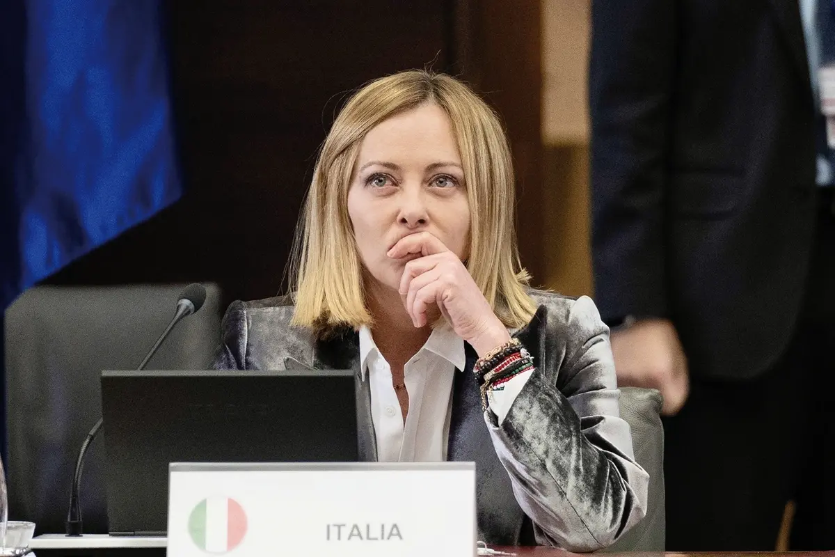 GIORGIA MELONI PRESIDENTE DEL CONSIGLIO , IMAGOECONOMICA