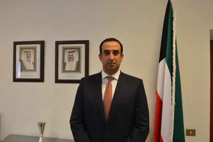 L\\'ambasciatore dello Stato del Kuwait a Roma, Nasser Sanhat al Qahtani. , Agenzia Nova
