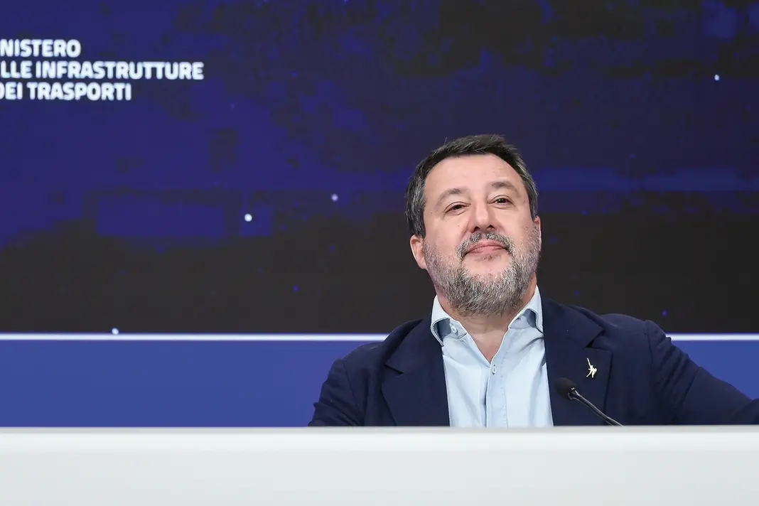 MATTEO SALVINI MINISTRO INFRASTRUTTURE , IMAGOECONOMICA