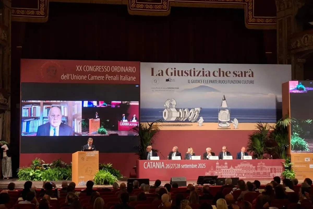 Il Congresso dei penalisti italiani a Catania: presente il ministro della Giustizia Carlo Nordio