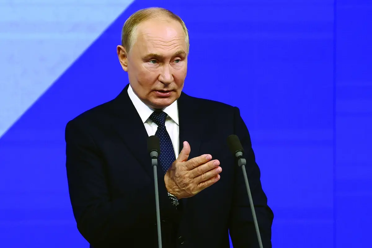 Vladimir Putin, presidente della Russia , AP