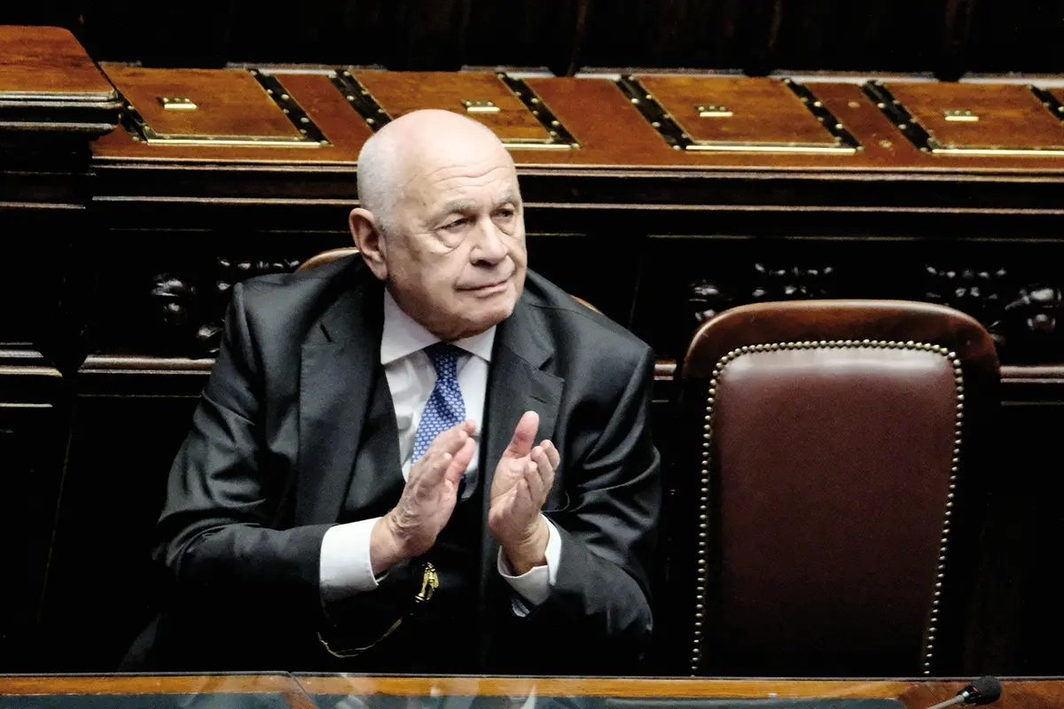 Il Ministro della Giustizia Carlo Nordio in occasione del voto finale sulla riforma in materia di ordinamento giurisdizionale e di istituzione della Corte disciplinare , LAPRESSE