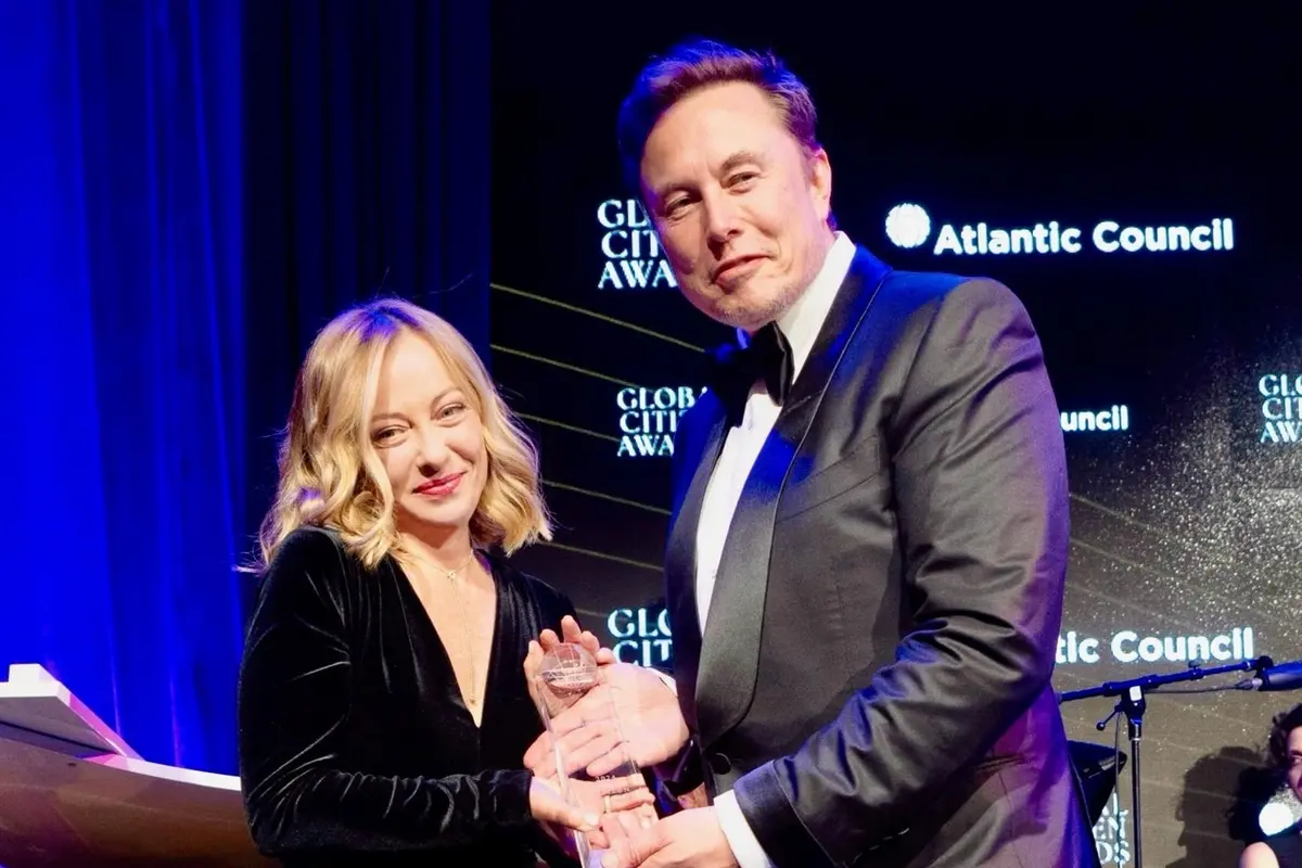 Giorgia Meloni ed Elon Musk