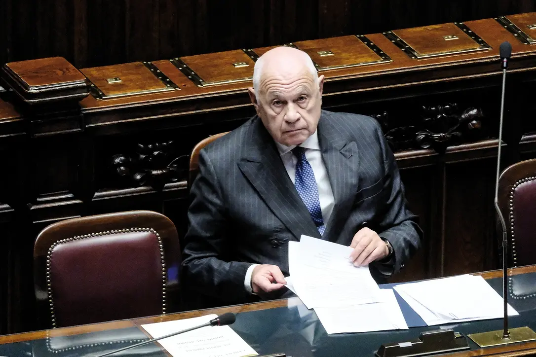 Il Ministro della Giustizia Carlo Nordio durante lo svolgimento del question time alla Camera dei Deputati a Roma, Mercoled\\u00EC, 30 Ottobre 2024 (foto Mauro Scrobogna / LaPresse) Minister of Justice Carlo Nordio in occasion of the question time in the Chamber of Deputies in Rome, Wednesday, October 30 2024. (Photo by Mauro Scrobogna / LaPresse ) , LAPRESSE